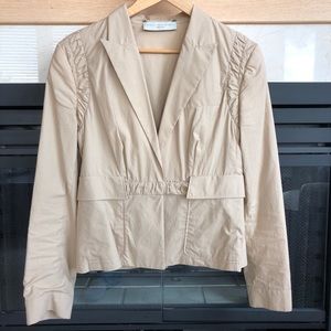 Stella McCartney Cotton Blazer Khaki/Beige Size 44